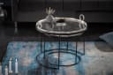 riess-ambiente Couchtisch ELEMENTS Ø65cm Silber Schwarz Metall Bild 1