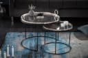 riess-ambiente Couchtisch ELEMENTS Ø65cm Silber Schwarz Metall Bild 2
