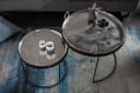 riess-ambiente Couchtisch ELEMENTS Ø65cm Silber Schwarz Metall Bild 4