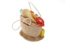 ELLUG Spardose Strandtasche Bunt Sommerliches Design Bild 1