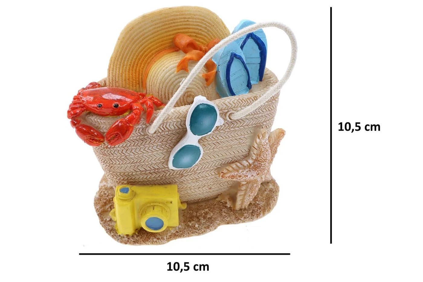 ELLUG Spardose Strandtasche Bunt Sommerliches Design - Bild 3