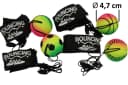 ELLUG Spielball 4er Set Neon-Springball mit Armband & Safety Clip Bild 1
