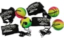 ELLUG Spielball 4er Set Neon-Springball mit Armband & Safety Clip Bild 2