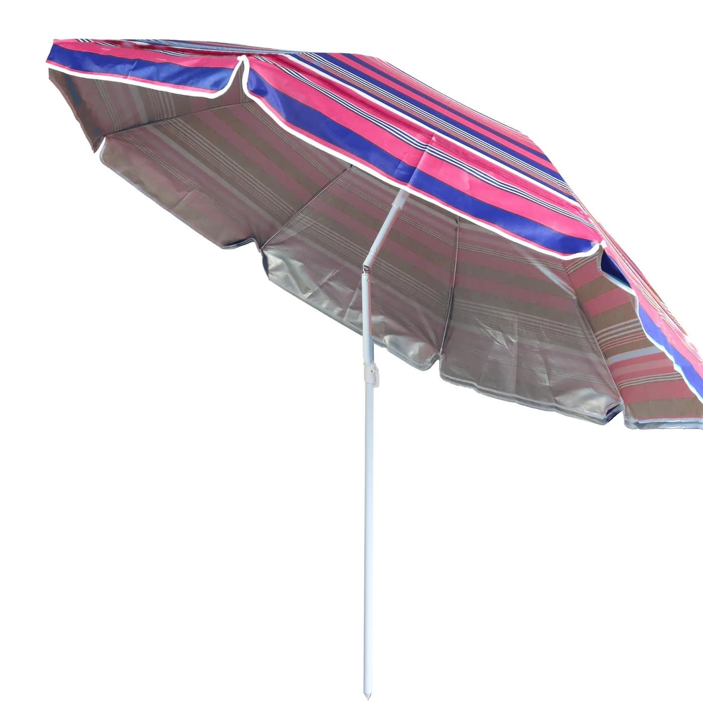 ELLUG Sonnenschirm gestreift Pink UPF 50+ Kippfunktion - Bild 2