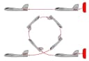ELLUG XXL Segelflieger mit LED Beleuchtung Rot Bild 3