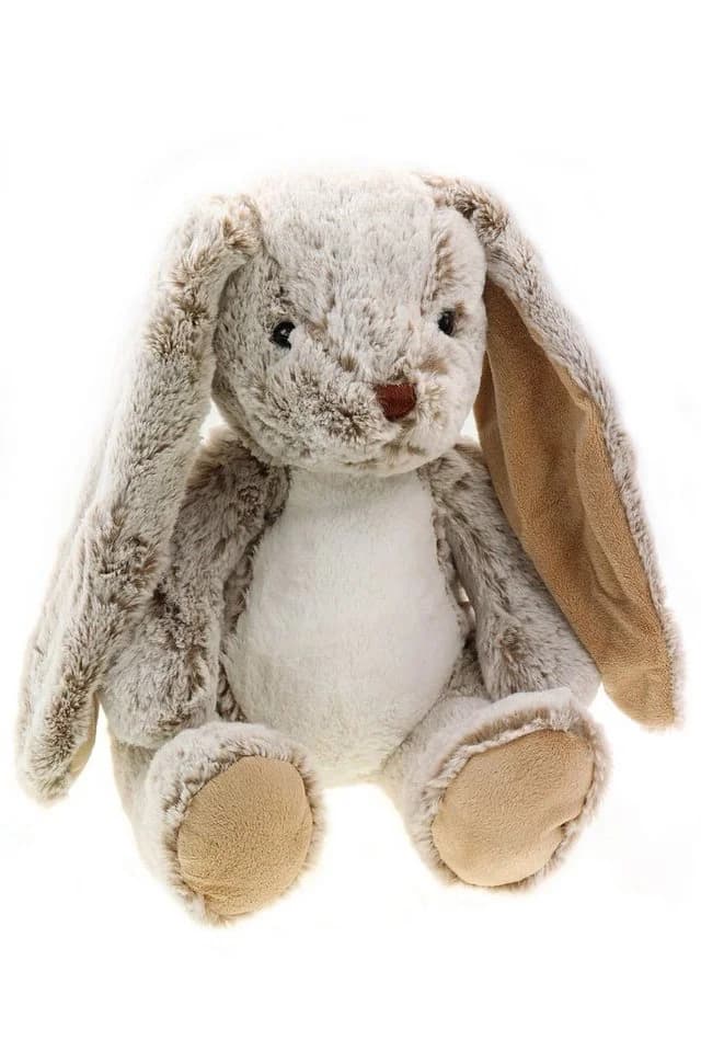 ELLUG Kuscheltier grau-brauner Hase 40 cm