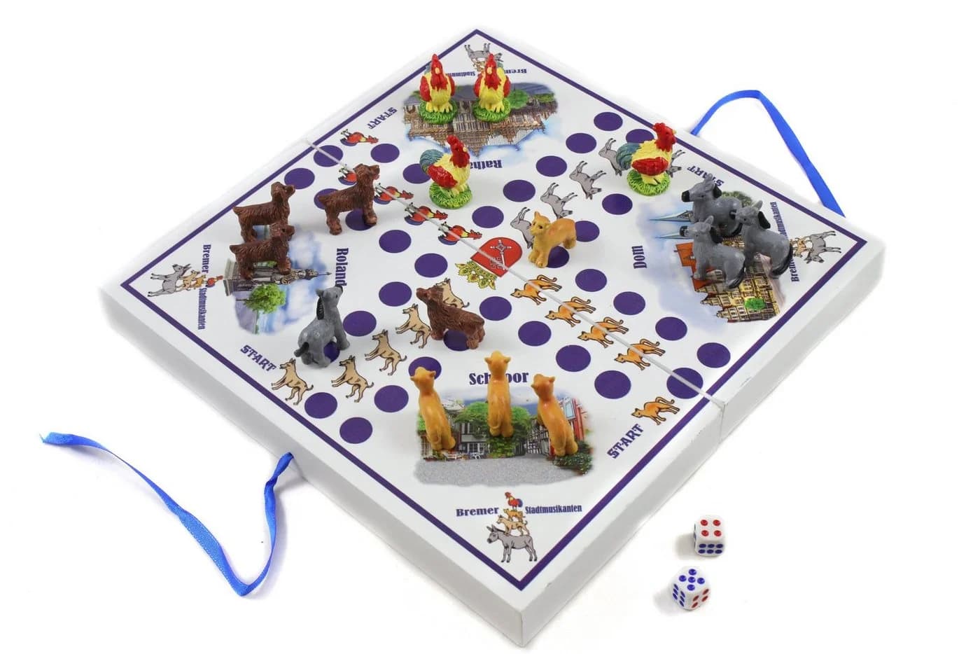 ELLUG Bremen Stadtmusikanten Würfelspiel - Holz & Kunststoff - Bild 2