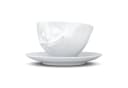 FIFTYEIGHT PRODUCTS Tasse "Glücklich" Weiß mit Unterteller Bild 4