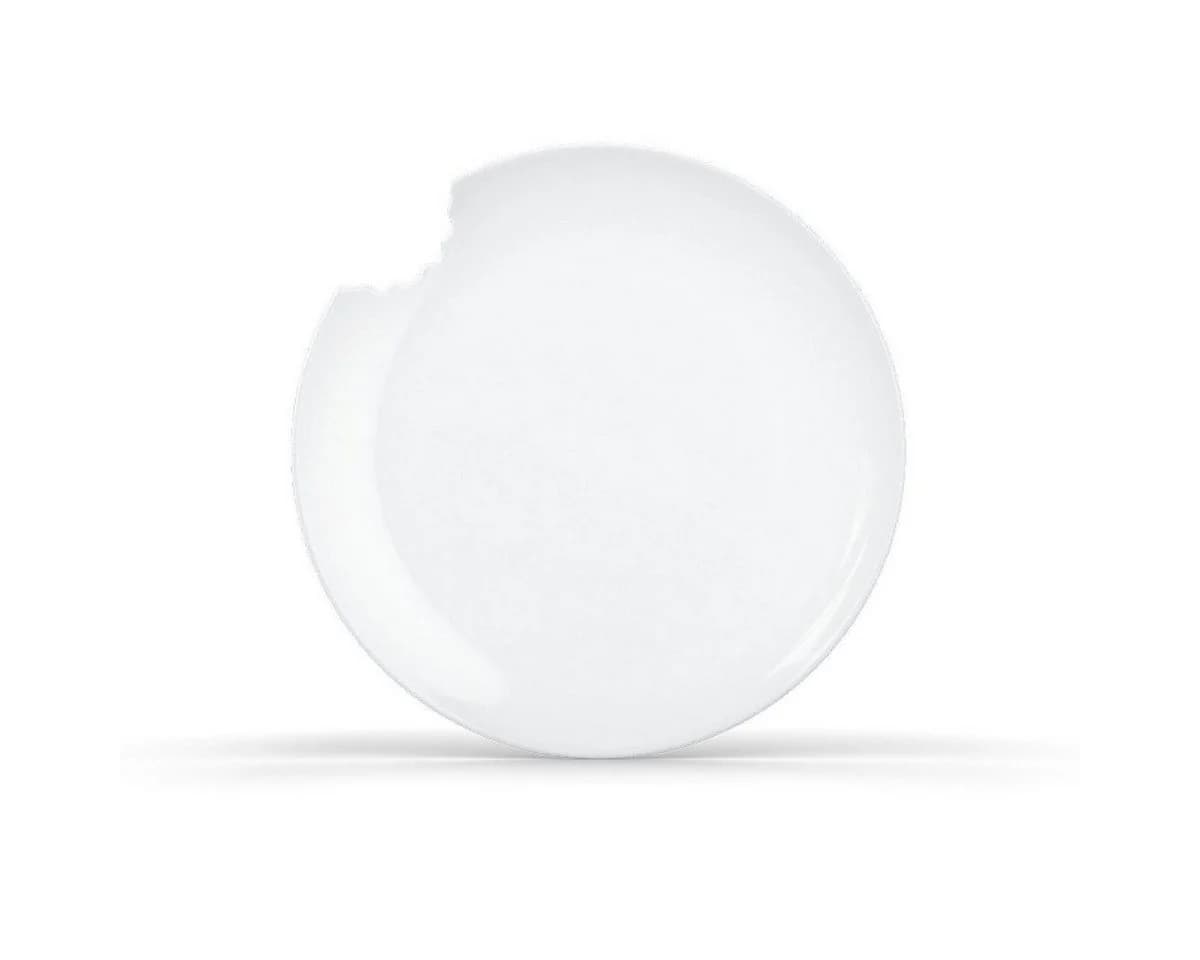 FIFTYEIGHT PRODUCTS Frühstücksteller TV Tassen 2er Set 20 cm Weiß - Bild 2