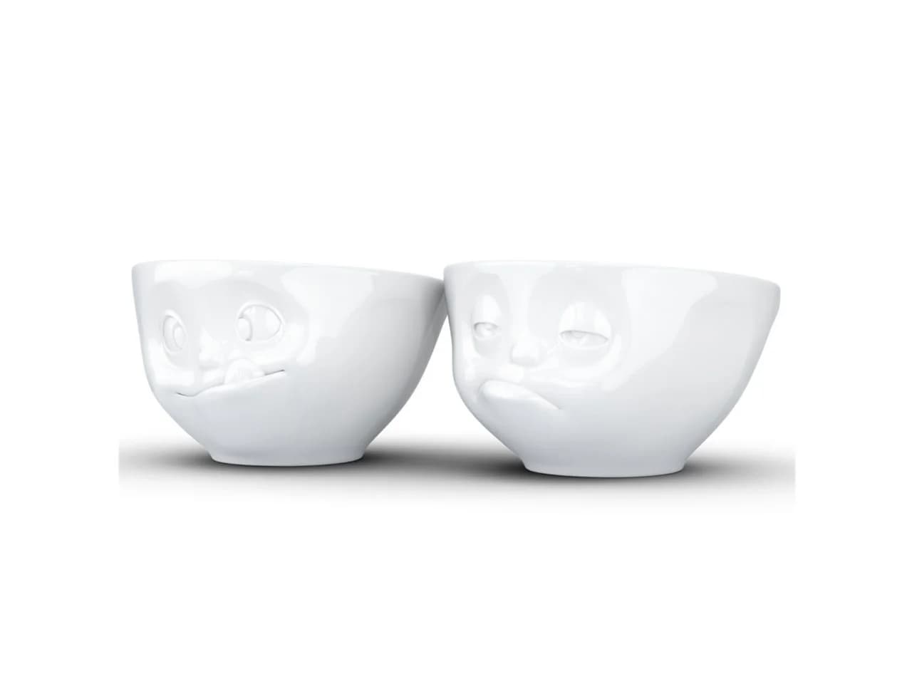 FIFTYEIGHT PRODUCTS Schale Set 2-teilig Weiß Hartporzellan - Bild 3