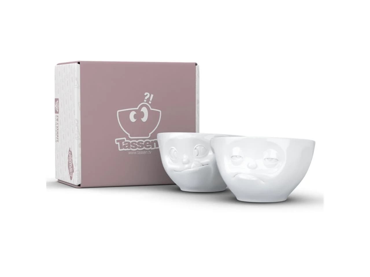 FIFTYEIGHT PRODUCTS Schale Set 2-teilig Weiß Hartporzellan - Bild 4