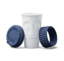 FIFTYEIGHT PRODUCTS To-Go-Becher Lecker Marineblau Hartporzellan Bild 1
