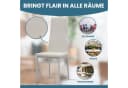 Albatros International Esszimmerstuhl MILANO 4er Set Weiß Kunstleder Bild 5