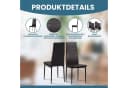 Albatros International Esszimmerstuhl MILANO 4er Set Braun Kunstleder Bild 2