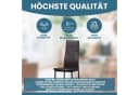 Albatros International Esszimmerstuhl MILANO 4er Set Braun Kunstleder Bild 4