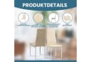 Albatros International Esszimmerstuhl MILANO 4er Set Beige Kunstleder Bild 2