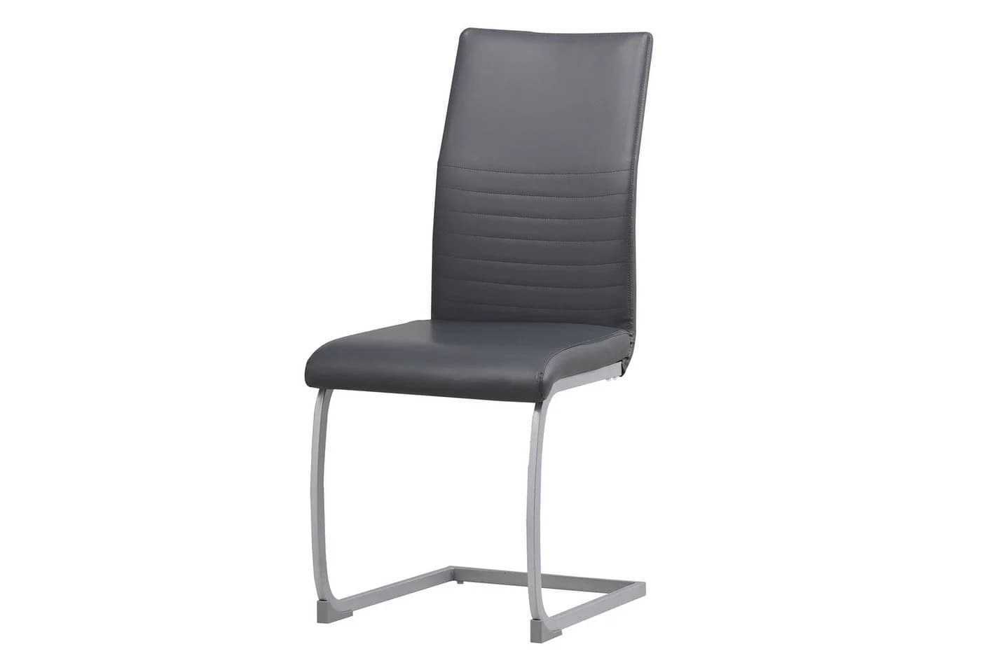 Albatros Freischwinger Stühle 4er Set MURANO Grau Kunstleder - Bild 2