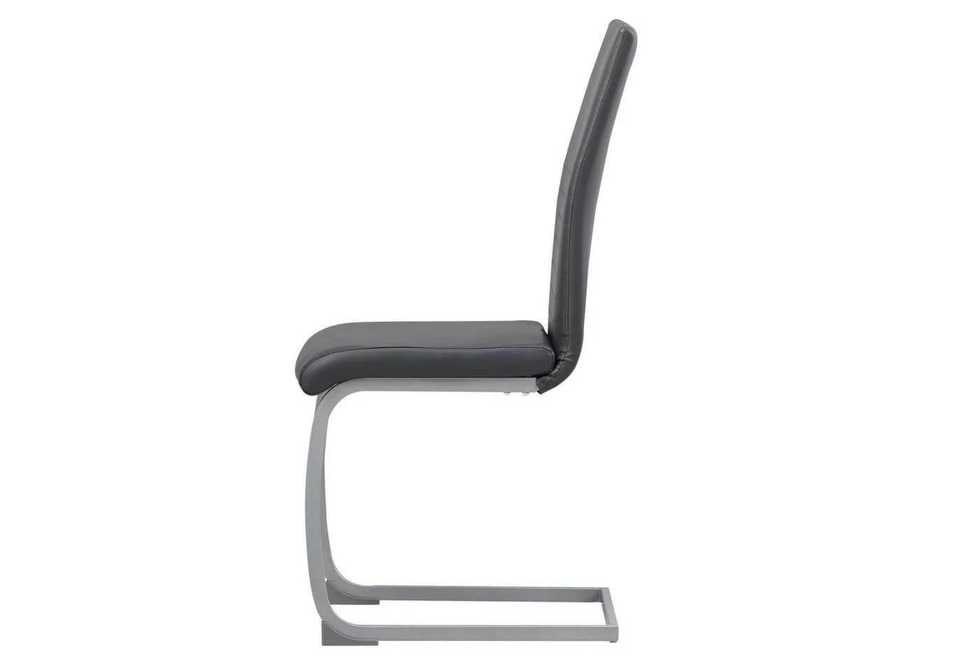 Albatros Freischwinger Stühle 4er Set MURANO Grau Kunstleder - Bild 5
