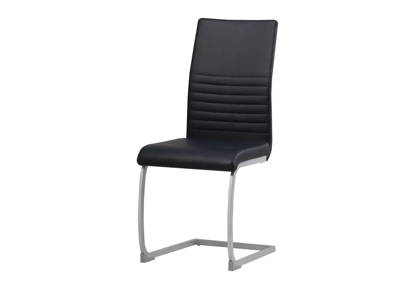 Albatros International Freischwinger MURANO 4er Set Schwarz Kunstleder Modern - Bild 2