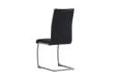 Albatros International Freischwinger MURANO 4er Set Schwarz Kunstleder Modern Bild 4