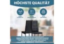 Albatros International Esszimmerstuhl RIMINI 6er Set Schwarz Kunstleder Bild 4