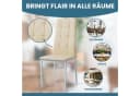 Albatros International Esszimmerstuhl RIMINI 4er Set Beige Kunstleder Bild 5