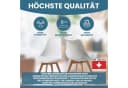 Albatros International Esszimmerstuhl 4er Set AARHUS Weiß Buche Massivholz Bild 4