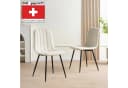 Albatros International Esszimmerstuhl GARDA 4er Set Beige Stoff Bild 2