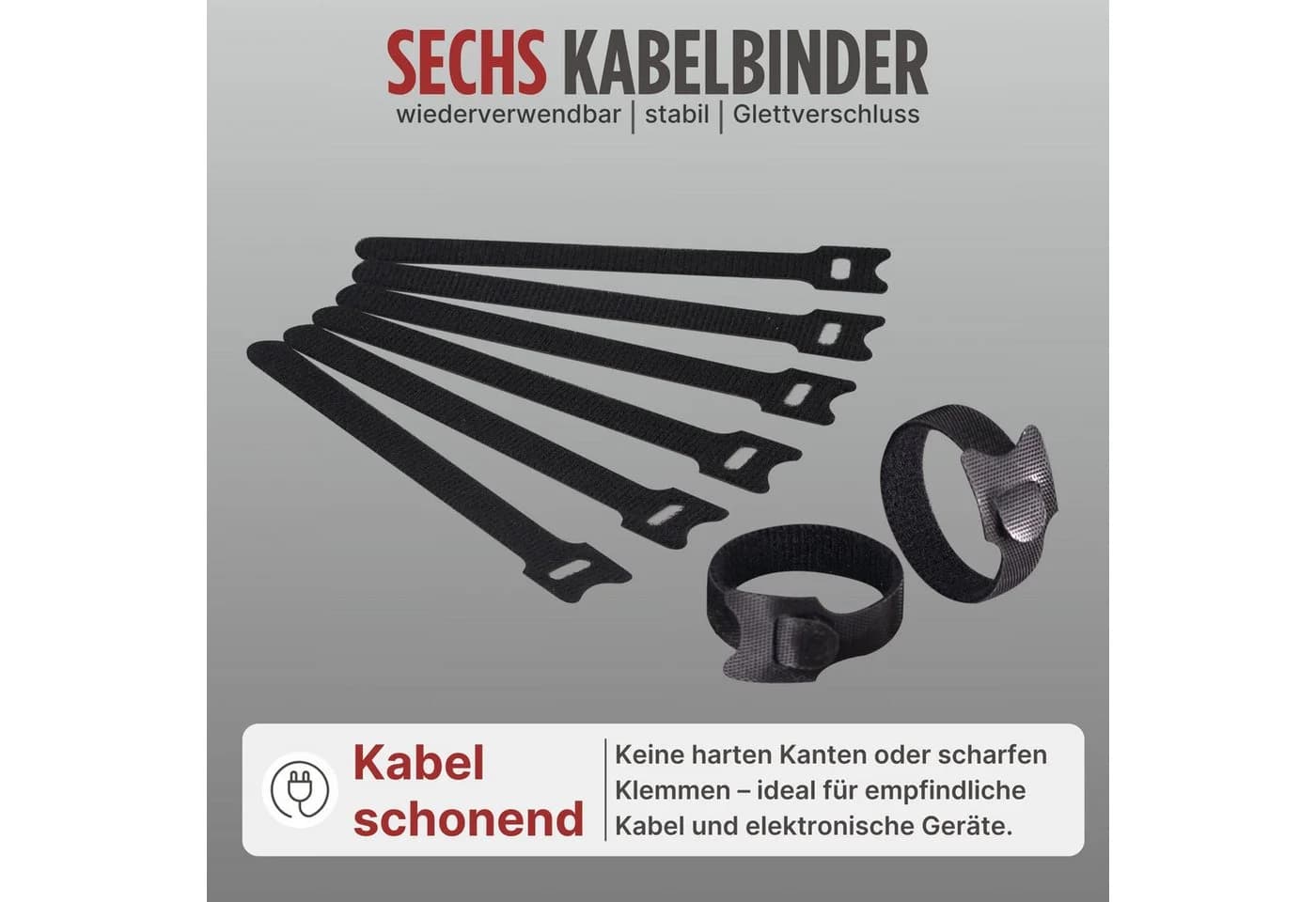 Albatros International Kabelkanal Set A Schwarz für Schreibtisch - Bild 3