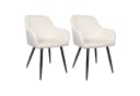 Albatros International Esszimmerstuhl SALO 2er Set Beige Samt Bild 3