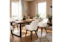 Albatros International Esszimmerstuhl SALO 2er Set Beige Samt Bild 4