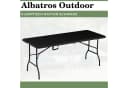 Albatros Buffettisch Klapptisch Schwarz/Rattan Bild 2