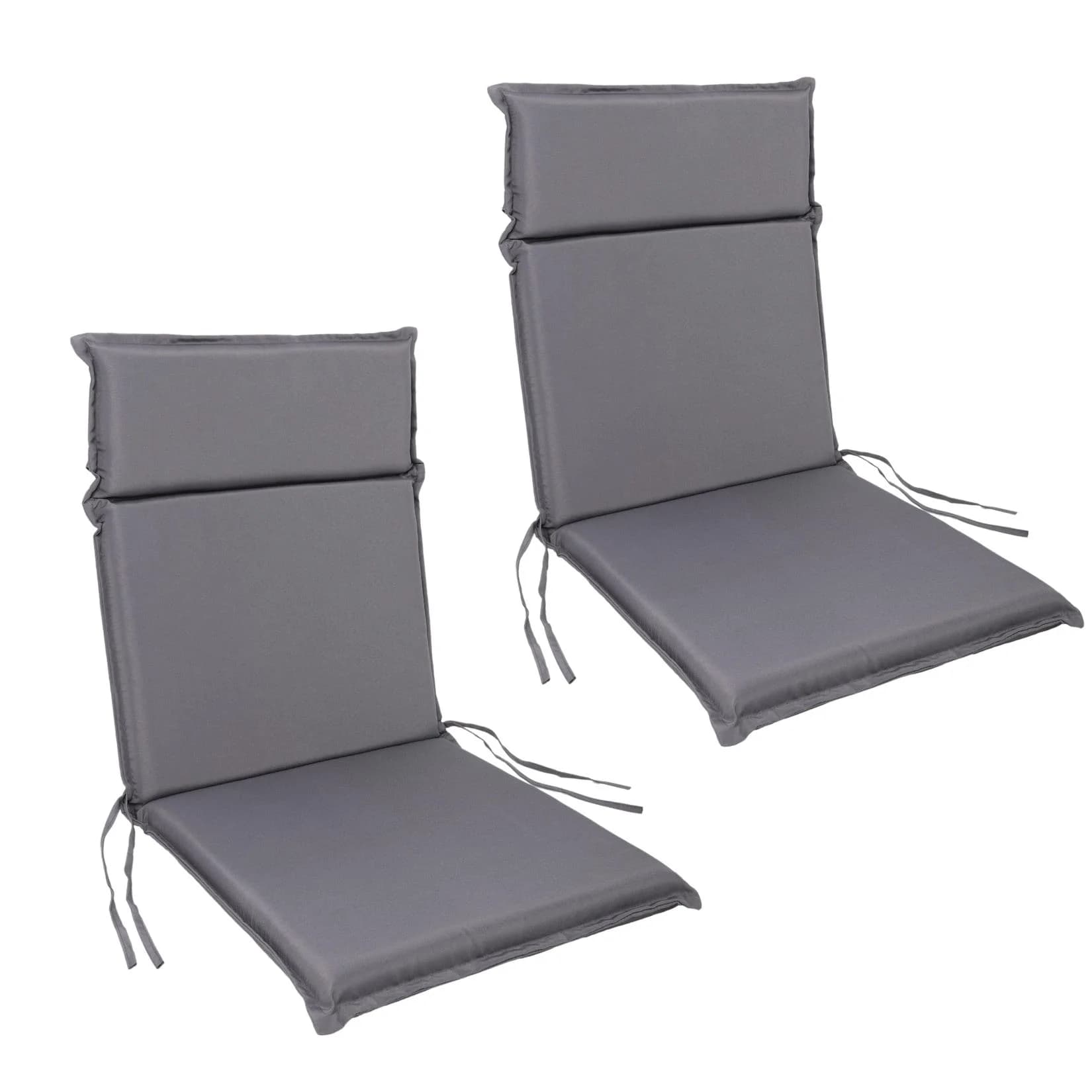 Albatros International Gartenstuhl Sitzauflage 2er Set Anthrazit UV-beständig
