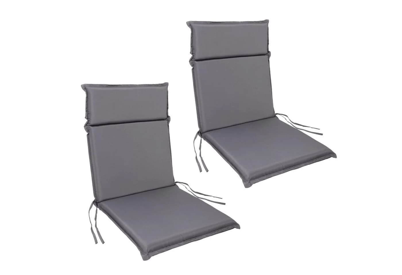 Albatros International Gartenstuhl Sitzauflage 2er Set Anthrazit UV-beständig - Bild 3