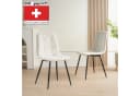 Albatros International Esszimmerstuhl BORA 4er Set Beige Cord Bild 1