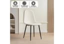 Albatros International Esszimmerstuhl BARI 4er Set Beige Stoff Bild 4