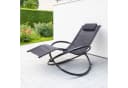 Albatros Gartenliege X-FORM Schwungliege Relaxliege mit Kopfkissen Bild 1