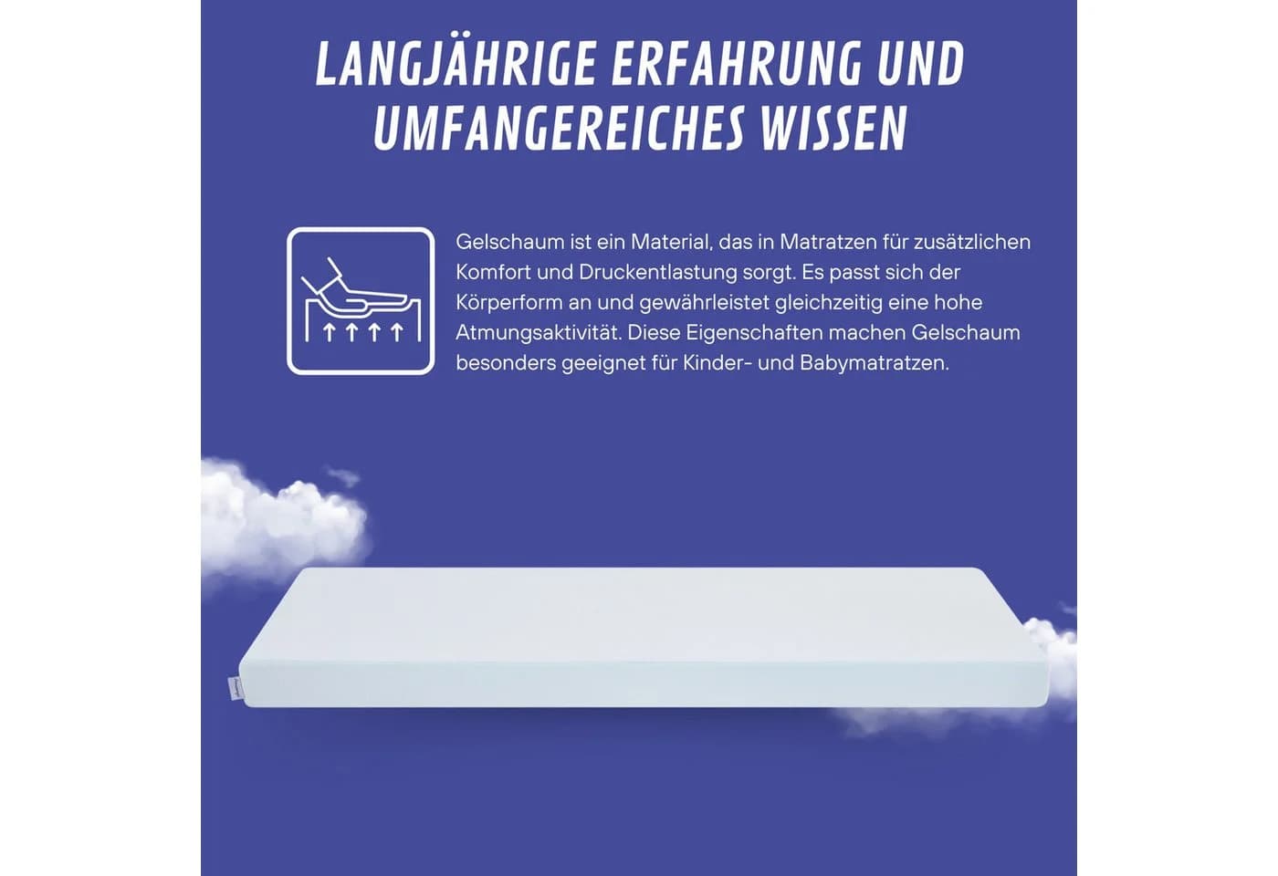 Arensberger Matratzen Topper Premium 8 cm Gel-Foam - Bild 5