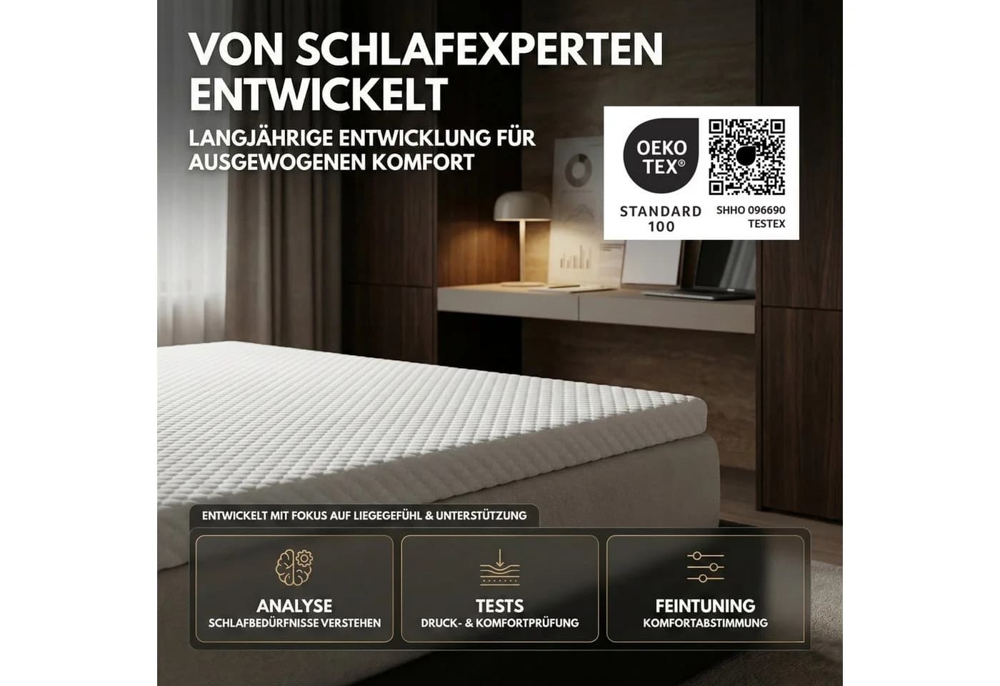 Arensberger Matratzen Topper SOFT Memory Foam Matratzentopper