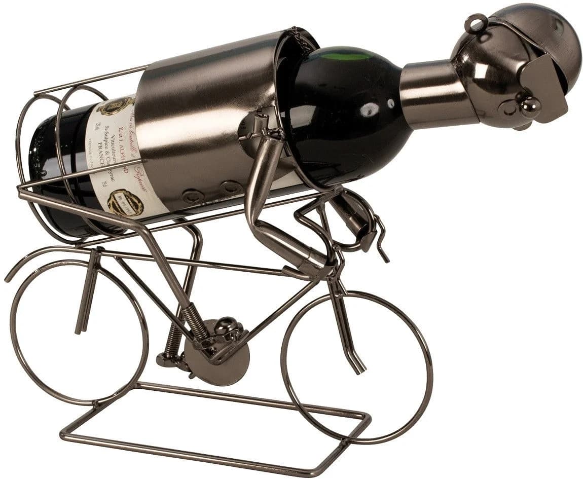 Mel-O-Design Weinflaschenhalter Rennrad Metall