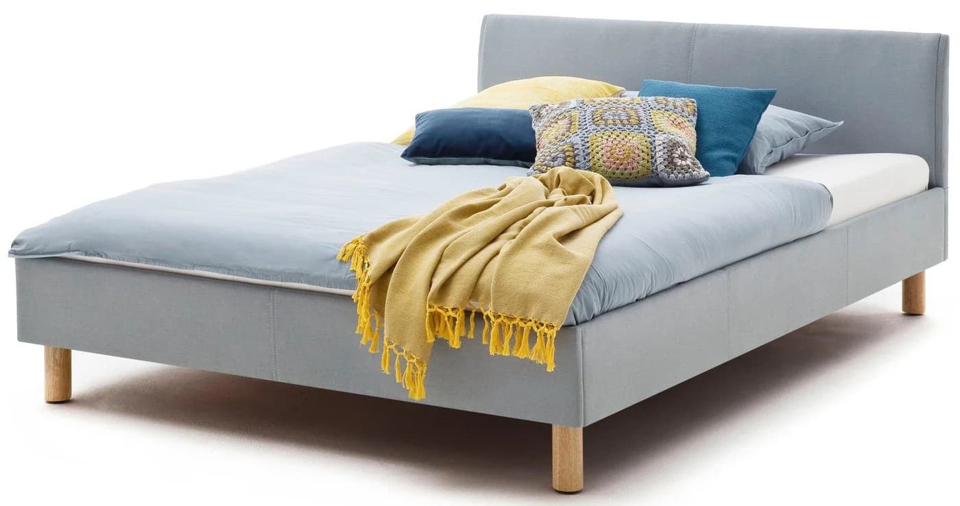 Meise Möbel Polsterbett Lena Eisblau 120x200 cm - Bild 2