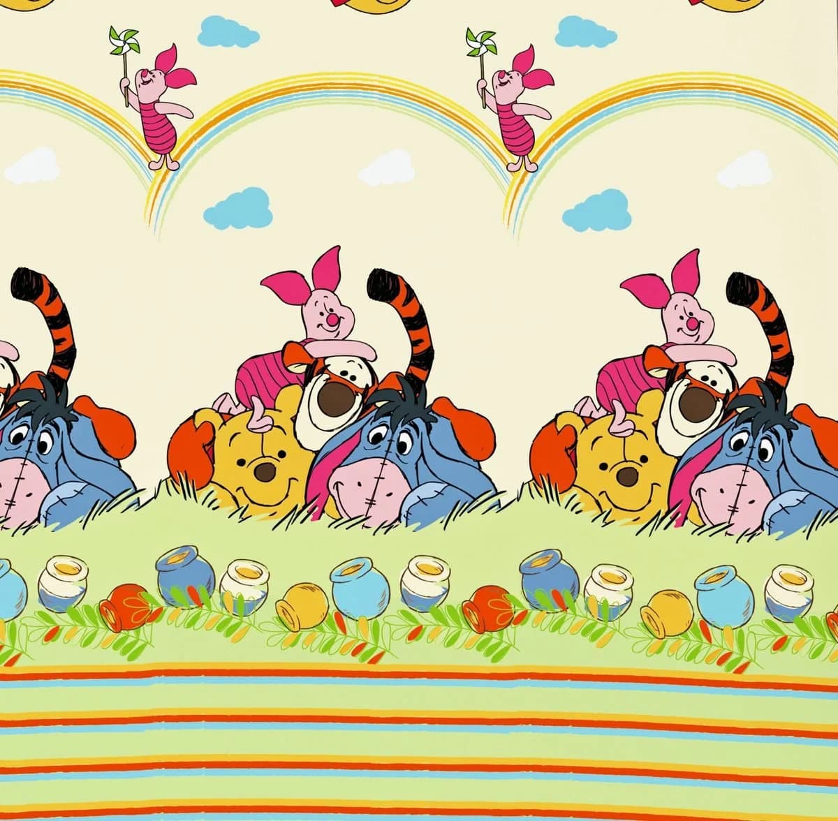 Disney Babybettwäsche Winnie Pooh 2-teilig Renforcé Bunt - Bild 3