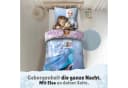 Familando Kinderbettwäsche Set Disney Frozen Biber Blau/Rosa Bild 1