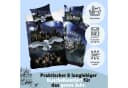 Familando Harry Potter Wendebettwäsche Eule 100% Baumwolle Schwarz-Blau Bild 5