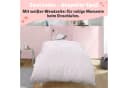 Familando Partnerbettwäsche Liebes Schwan 2-teilig Flanell Weiß/Rosa Bild 5