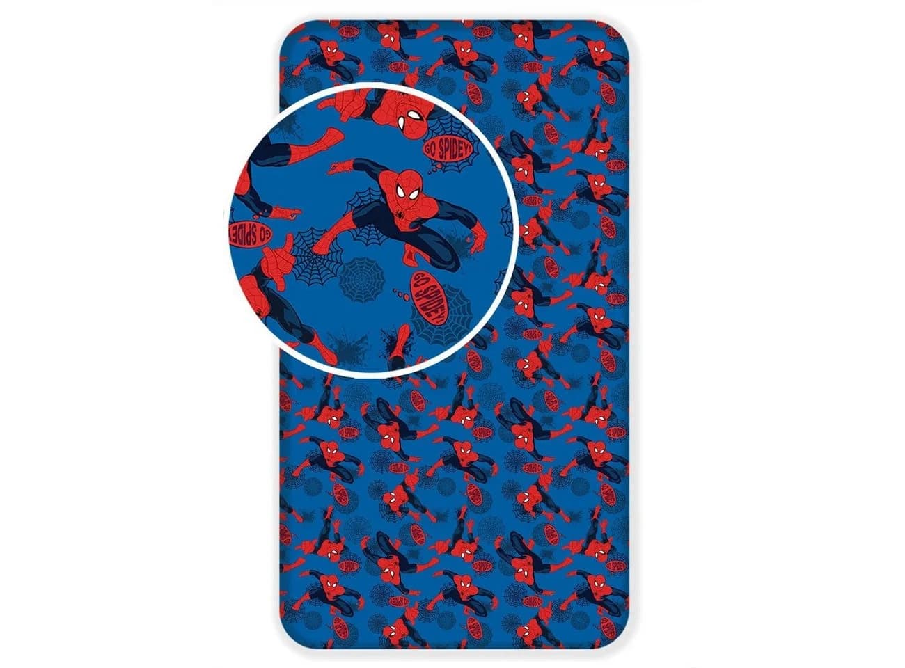 Jerry Fabrics Spider-Man Spannbettlaken Bunt 100% Baumwolle - Bild 3