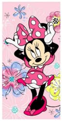 Jerry Fabrics Disney Minnie Mouse Badetuch Rosa Bunt 70x140cm Bild 2