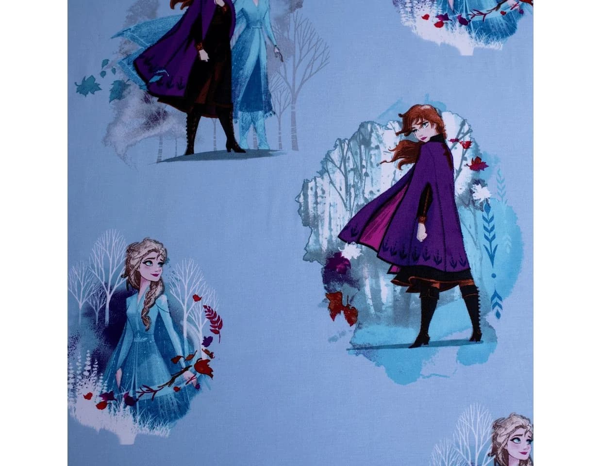 Disney Frozen Spannbettlaken 90x200 cm Baumwolle Kinderbett Bezug