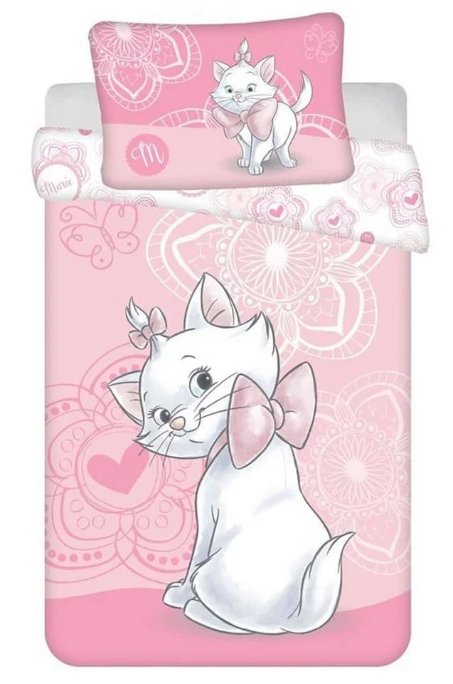Disney Kinderbettwäsche Renforcé Rosa Aristocats Motiv - Bild 2