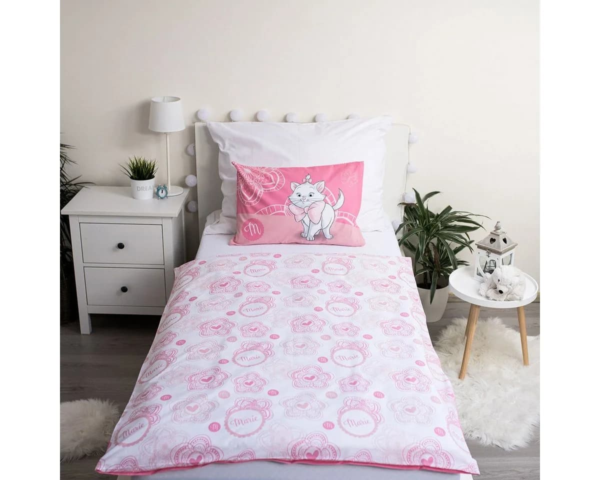 Disney Kinderbettwäsche Renforcé Rosa Aristocats Motiv - Bild 3